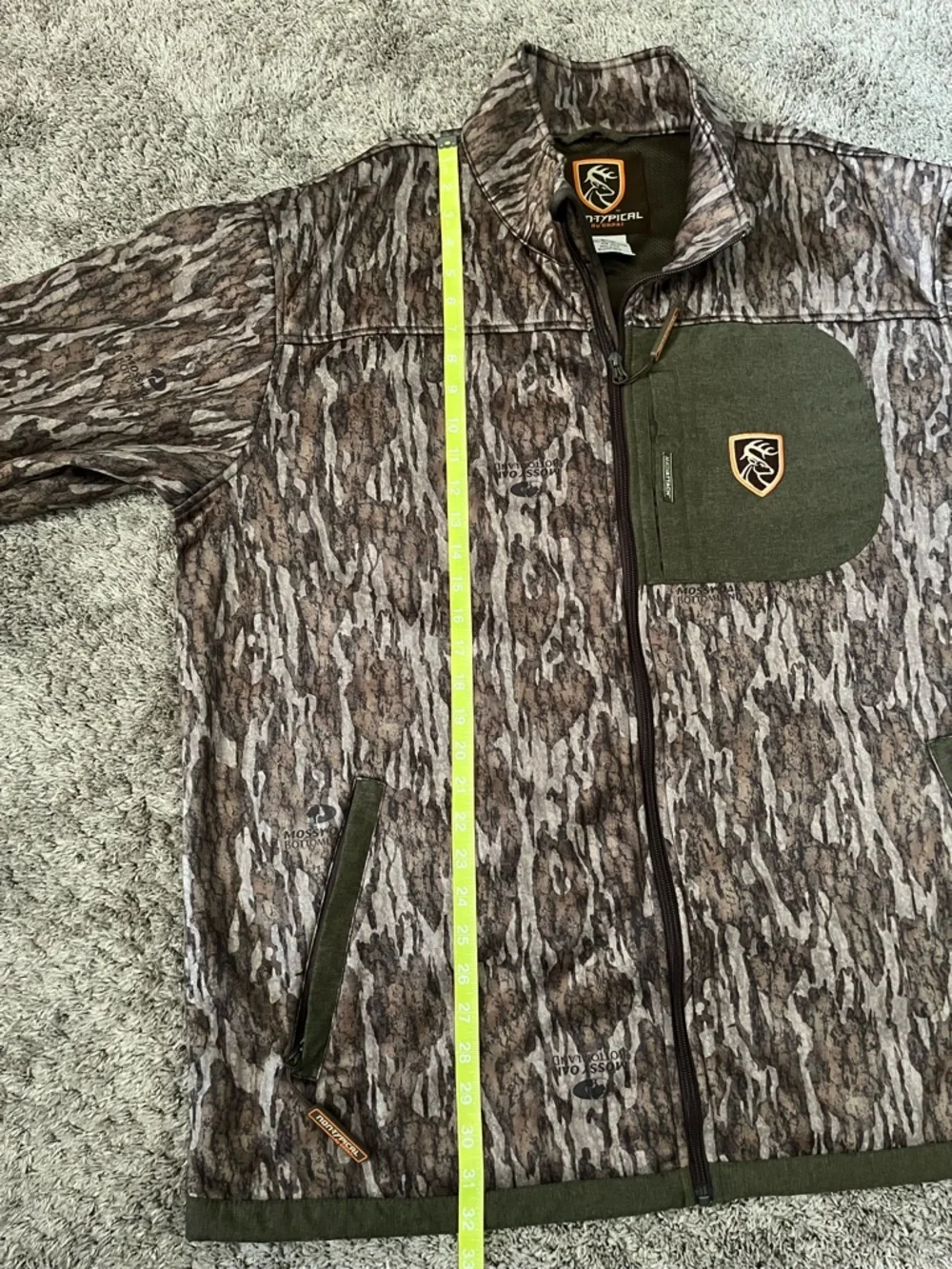 Drake Non Typical Silencer Full Zip Agion Jacket Bottomland Camo Size 2XL Men - Picture 5 of 6